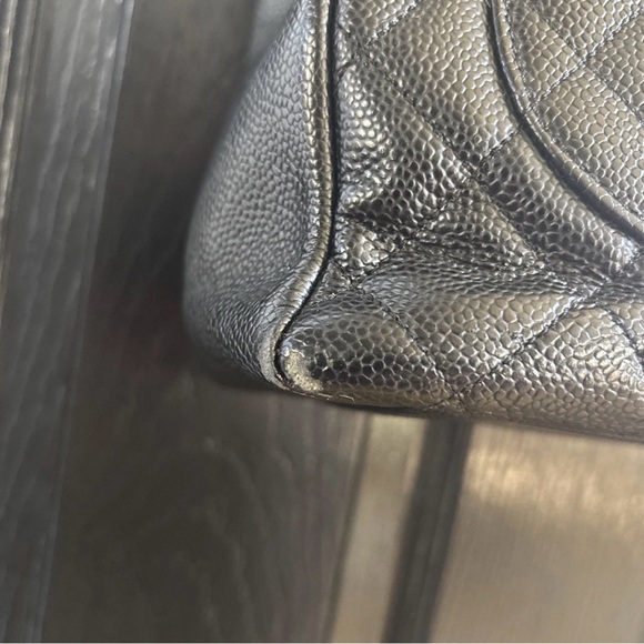 Chanel GST Grand Shopping Tote Black Caviar Leather Gold Hardware Auth Card Box - Picture 13 of 13